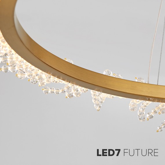 Loft Industry Modern - Beads Crystall Chandelier